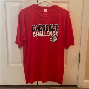 Red Medium “Cherokee Challenge” Men’s Tee